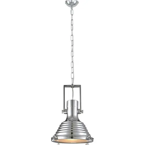 Paiement Sécurisé Suspension Chrome Expiria, 1xE27 Max 60W, IP20, 230V AC, Classe I - Britop