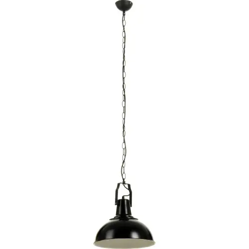 Top Vente Suspension Noir/Blanc Lofti, 1x E27-Max.60W, IP20, 230V, Classe I - Britop