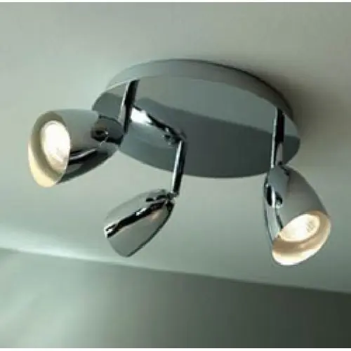 Applique Chrome Einstein, Gu10, 3x 35W, IP20, 230V - CALI Dernière Chance