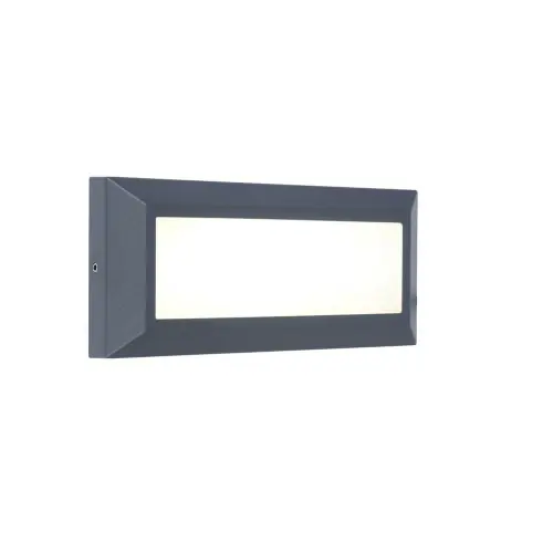 Prix Cassé Applique Gris Foncé HELENA direct, LED Intégrée, 10W, 400 lumens, 4000K, IP54, 230V, Classe I - CALI
