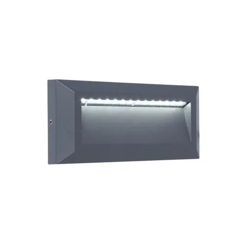 Applique Gris Foncé HELENA indirect, LED Intégrée, 10W, 400 lumens, 4000K, IP54, 230V, Classe I - CALI Nouvelle Collection