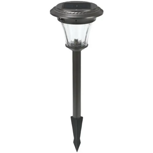 Usine Directe Borne Noire MAXIMUS, LED Intégrée, 90 lumens, 3000K, IP44, SOLAIRE, Classe III - CALI