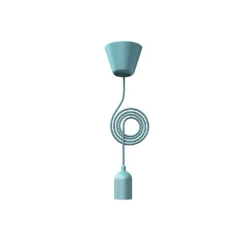 Suspension Turquoise Funk, E27, Max 25W, IP20, 230V, Classe II - CALI Petit Prix