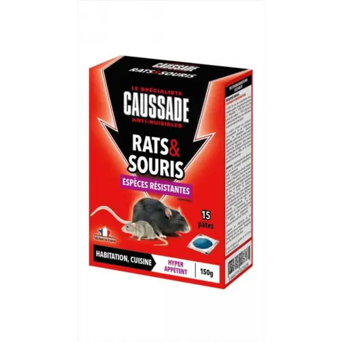 Pâte antirats et souris CAUSSADE, 150g – CAUSSADE Meilleure Vente