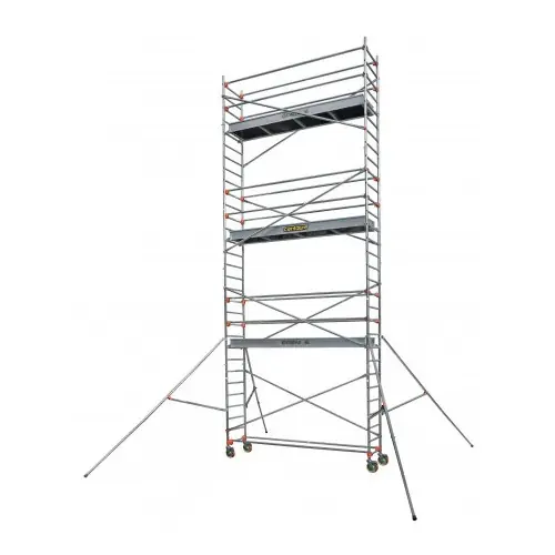 Satisfait Ou Remboursé Echafaudage roulant aluminium - STXL 300 4, plancher 3m90 - Longueur 3m00 - CENTAURE