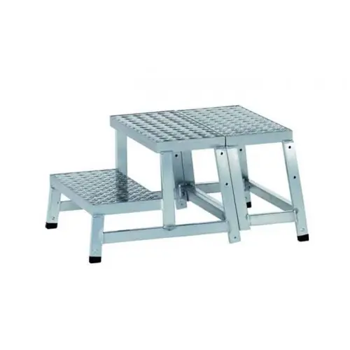 Prix Choc Marchepied industriel modulaire MODULO STEP 2 marches XL - hauteur de travail 2,40m - CENTAURE