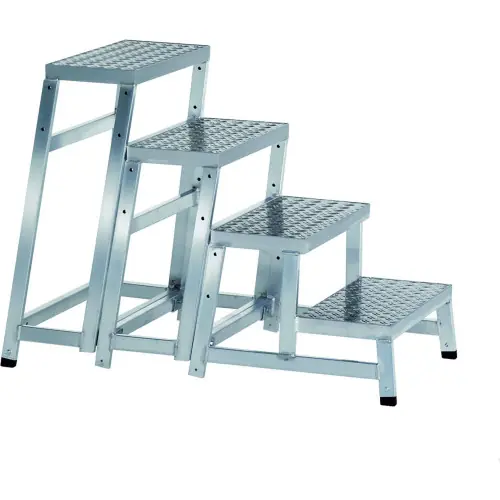 Offre Exclusive Marchepied industriel modulaire MODULO STEP 4 marches - hauteur de travail 2,80m - CENTAURE