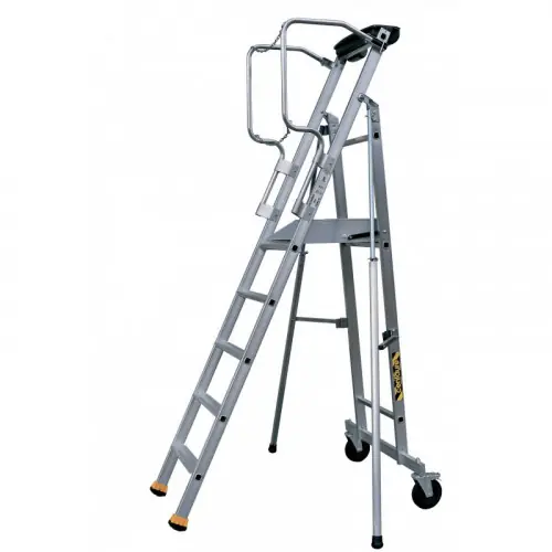 Plate-forme de rayonnage aluminium ERM 5 marches - CENTAURE Top Vente