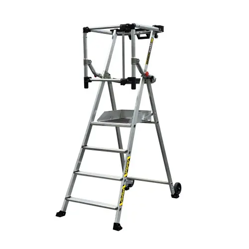 Plate-forme individuelle roulante 4 marches à hauteur fixe - sans stabilisateur - MASTERGUARD - CENTAURE Offre Exclusive