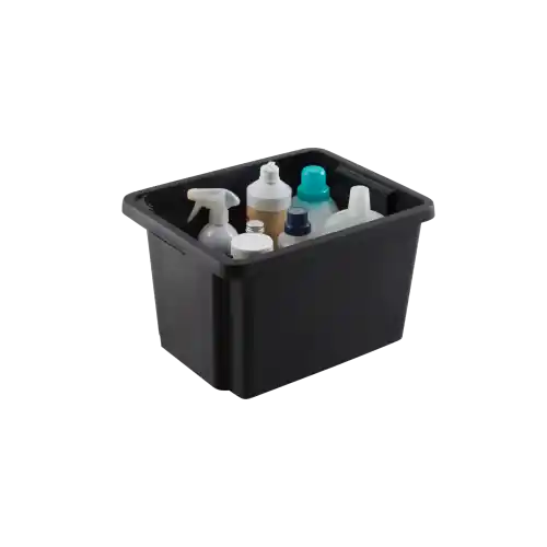 Marque 1 boîte non polypropylène noir, 26 l – Centrale Brico