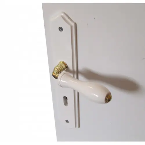 2 poignées de porte Bois trou de clé, bois entraxe 195 mm – Centrale Brico Prix Cassé