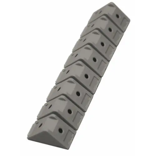 8 taquets d‘assemblage gris aluminium, L.1.5 x l.3 cm – Centrale Brico Meilleur Choix