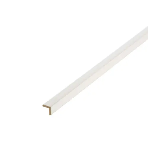 Baguette d‘angle médium (MDF) arrondie blanc, 23 x 23 mm, L. 2.44 m - Centrale Brico Dernier Modèle