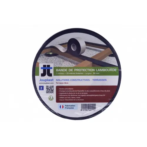 Bon Marché Bande de protection lambourde L.20m x l.7.7 cm – Centrale Brico