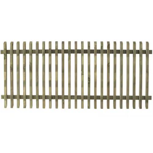 Barrière bois Pika naturelle, H.80 x l.180 cm - Centrale Brico Authentique