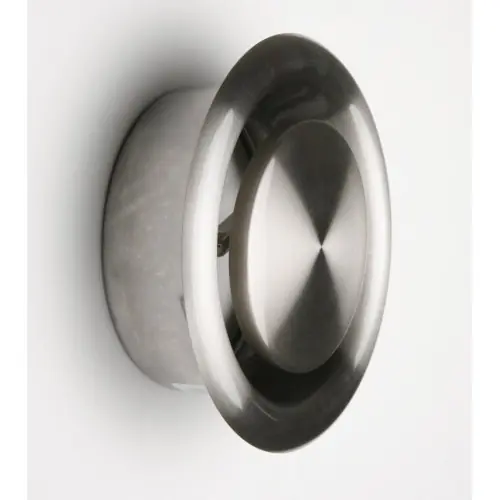 Prix Cassé Bouche d‘extraction acier inoxydable vernis Diam.16.4 cm - Centrale Brico