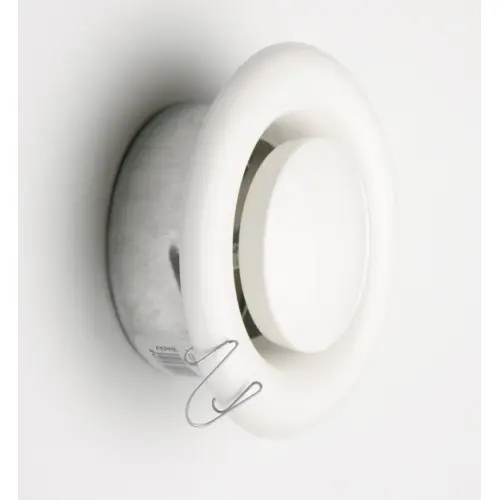Offre Exclusive Bouche d‘extraction acier laqué Diam.13.9 cm - Centrale Brico