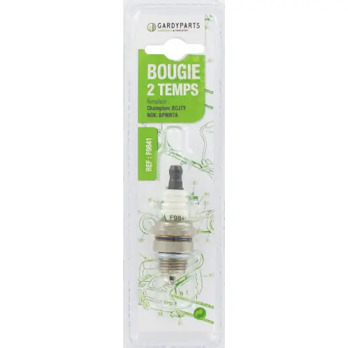 Dernier Modèle Bougie d‘allumage adaptable sous coque remplace RCJ7Y - CAR7Y, NGK BPMR7A - Centrale Brico