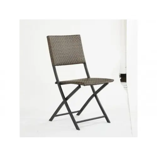 Pas Cher Chaise De Jardin En Acier Bistro Zena Brun – Centrale Brico