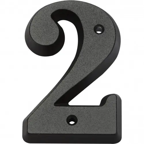 Acheter En Ligne Chiffre 2 en zamak mat H.8 x l.4.5 cm – Centrale Brico