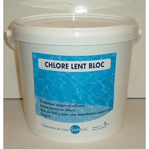 Offre Du Jour Chlore lent piscine, galet 5 kg – Centrale Brico