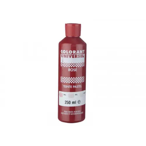 Remise Colorant Universel 250 Ml Rose - Centrale Brico