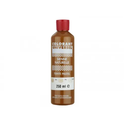 Colorant Universel 250 Ml Sienne Naturelle - Centrale Brico Pas Cher