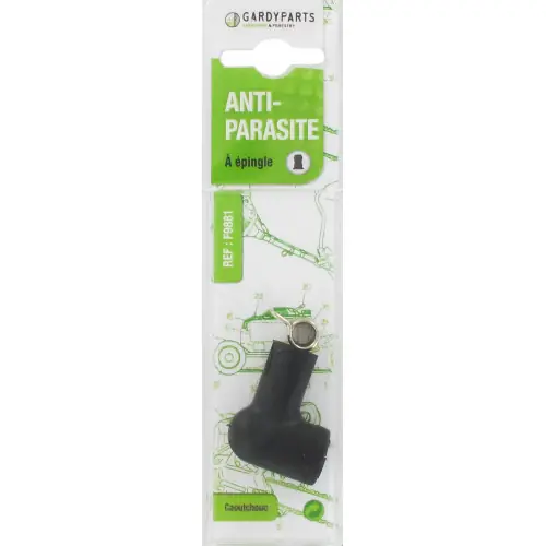 Connecteur de bougie, universel à épingle en caoutchouc moulé pour fil Ø 5mm - Centrale Brico Commande En Gros