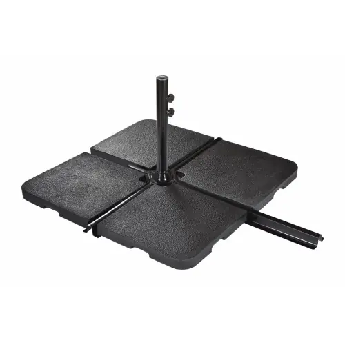Dalle pour parasol excentré Seclin ton ardoisé, 22 kg – Centrale Brico Vente Flash