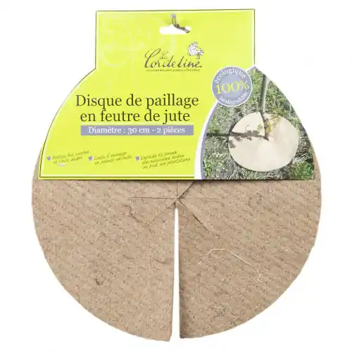 Achat Immédiat Disques de paillage, 700 g/m², 0.3 m – Centrale Brico