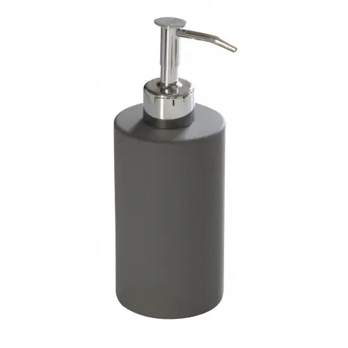 Distributeur de savon céramique avec porte-éponge gris-gris n°1 - Centrale Brico Paiement Sécurisé