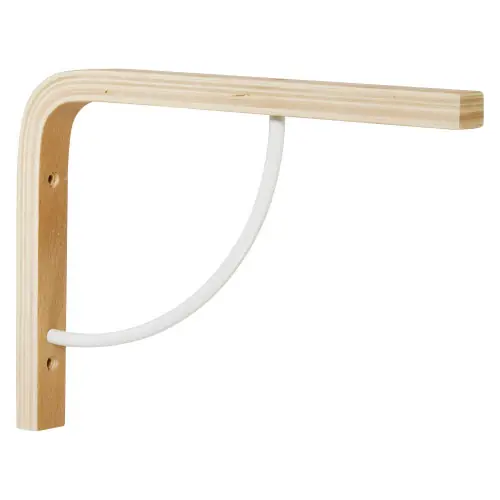 Equerre Multi + bois brut naturel, H.18 x P.25 cm - Centrale Brico Prix Bas