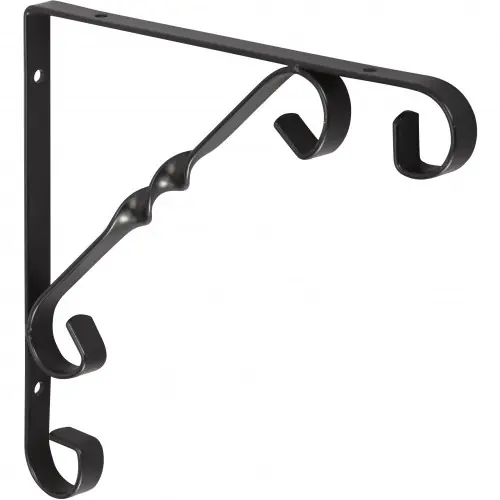Equerre Rétro acier epoxy noir, H.20 x P.20 cm - Centrale Brico Achetez Aujourd'hui