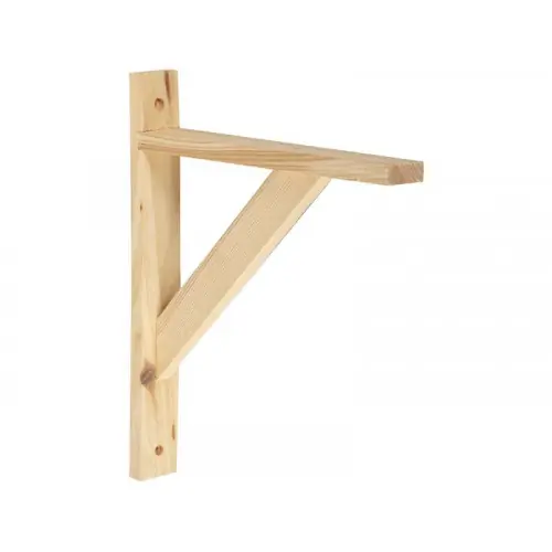Promotion Equerre Solo Bois Brut Naturel, H.23 X P.28 Cm - Centrale Brico