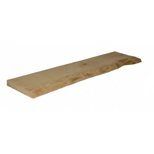 Etagère murale chêne massif naturel brut, L.90 x P.18.5 cm, Ep.29 mm - Centrale Brico Paiement Sécurisé