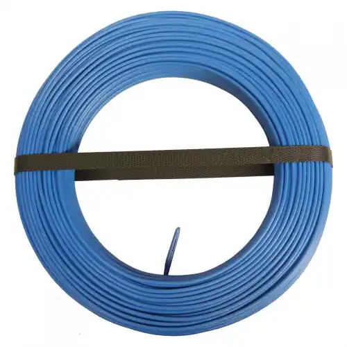Solde Fil électrique 1.5 mm² h07vu, en couronne de 100M bleu - Centrale Brico