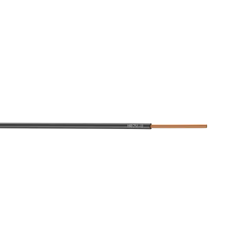 Solde Fil électrique 1.5 mm² h07vu, en couronne de 100M noir - Centrale Brico