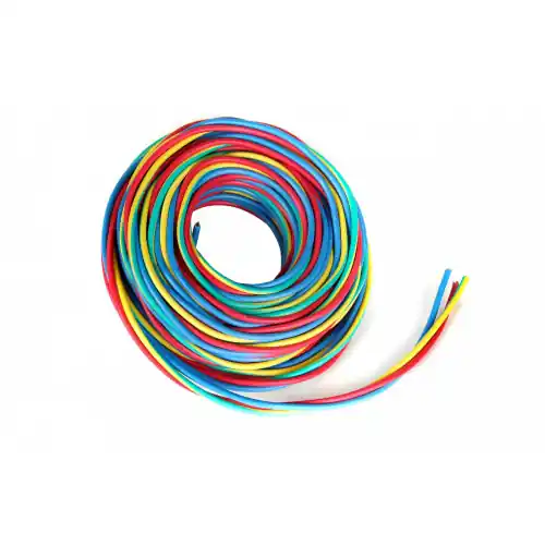 Quantité Limitée Fil électrique 2.5 mm² h07vu L.10 m, rouge / vert - jaune / bleu - Centrale Brico