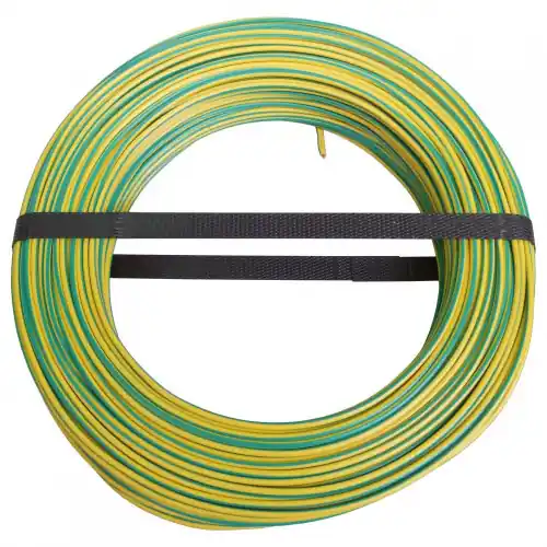 Acheter Direct Fil électrique 2.5 mm² h07vu L.100 m, vert / jaune – Centrale Brico