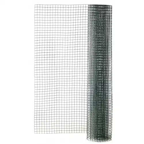Prix Réduit Grillage pour animaux soudé vert, H.1 x L.3 m, maille H.12 x l.12.7 mm - Centrale Brico