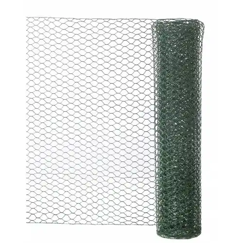 Grillage pour animaux triple torsion vert, H.0.5 x L.3 m, maille H.13 x l.13 mm - Centrale Brico Bon Plan