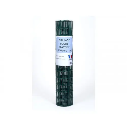Grillage vert 100 x 75 cm H. 1 m L. 25 m – Centrale Brico Dernier Modèle