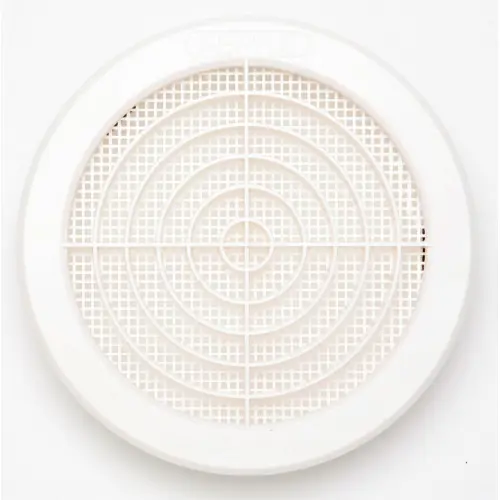Promotion Grille d‘aération abs naturel Diam.18.2 cm - Centrale Brico