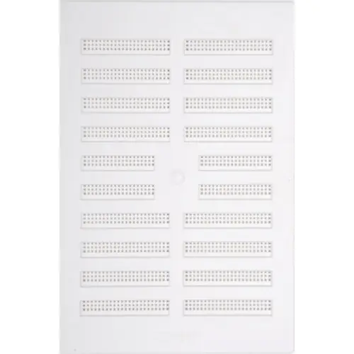Produit De Marque Grille d‘aération abs naturel, L.19.3 x l.28.9 cm - Centrale Brico