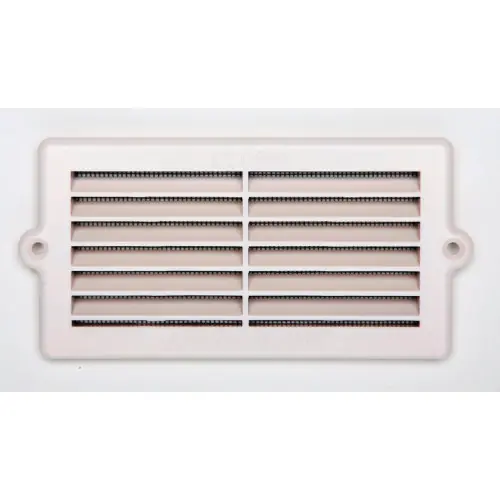 Grille d‘aération abs naturel, L.8 x l.16.4 cm - Centrale Brico Commande En Gros