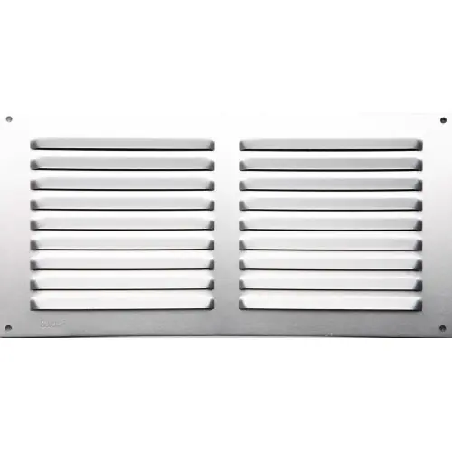 Bon Marché Grille d‘aération aluminium anodisé, L.15 x l.30 cm - Centrale Brico