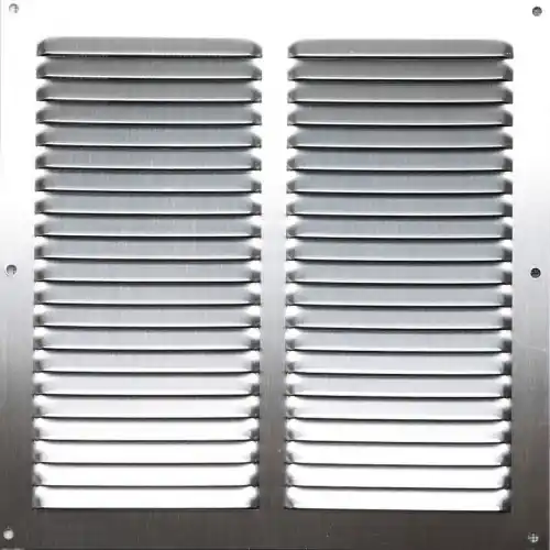 Grille d‘aération aluminium anodisé, L.20 x l.20 cm - Centrale Brico Achat Immédiat