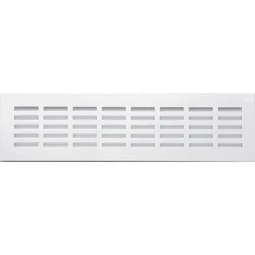 Retour Gratuit Grille d‘aération aluminium anodisé, L.30 x l.8 cm - Centrale Brico