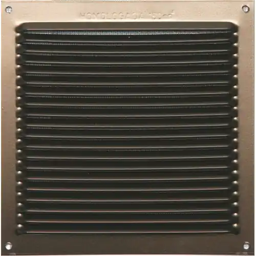 Grille d‘aération aluminium laqué, L.17 x l.17 cm - Centrale Brico Dernier Modèle