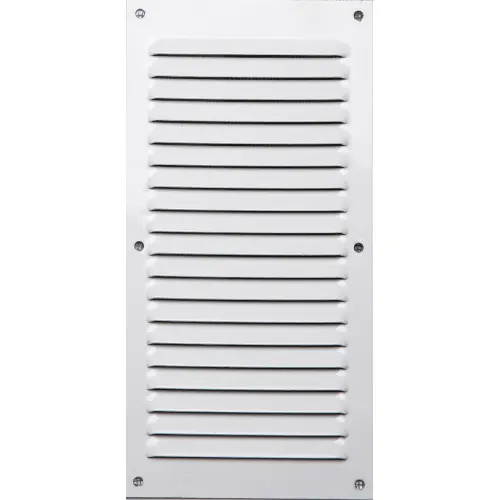 Grille d‘aération aluminium laqué, L.20 x l.10 cm - Centrale Brico Populaire